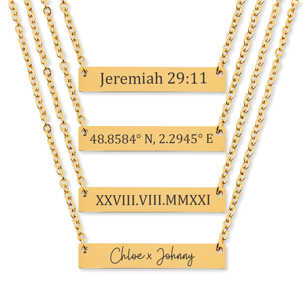 Jacki Easlick® Customize Horizontal Bar Necklace